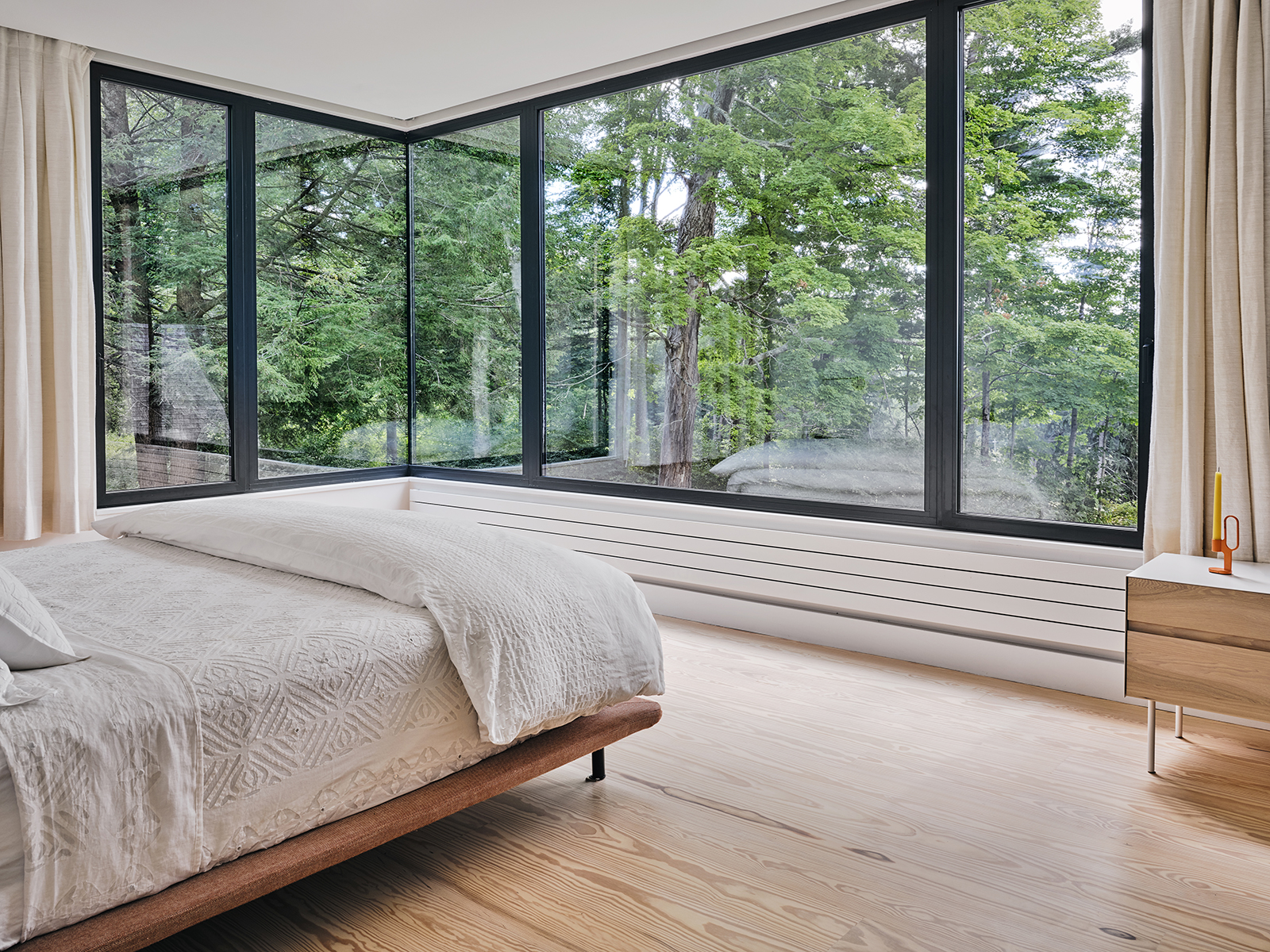 interior bedroom photo from passive house interior design project.