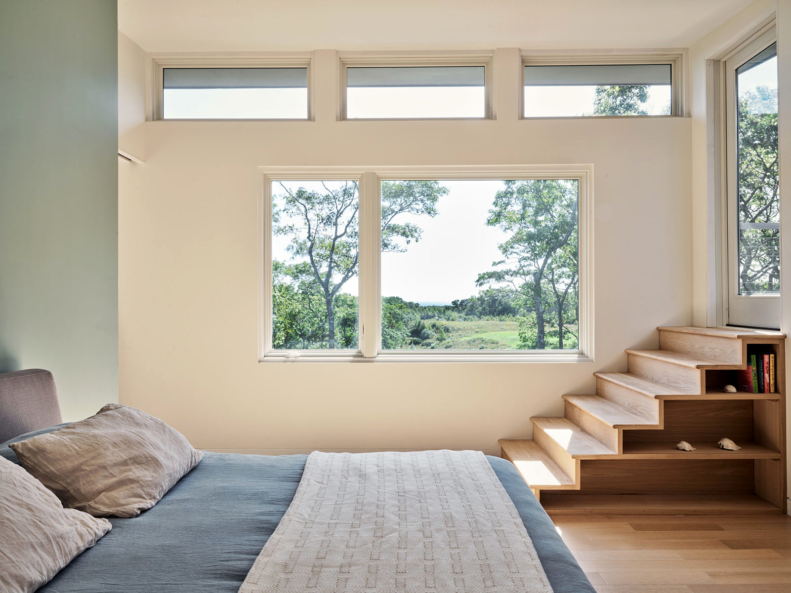 view of bedroom Ocean View House, Charlestown Rhode Island, Sarah Jefferys Architecture + Design