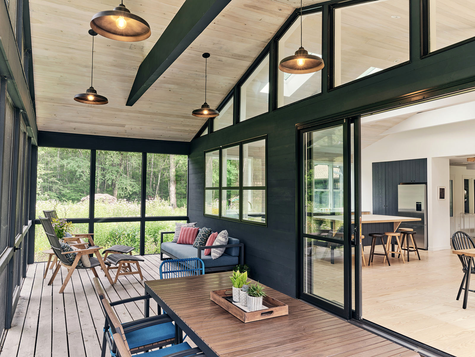 screen porch design by Connecticut architect sarah jefferys